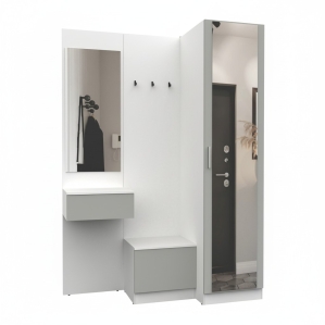 Набор мебели для прихожей "Марсель-155" МР 01-155 В2160 Ш1500 Г580 (ЛД.. Набор мебели для прихожей "Марсель-155" МР 01-155 В2160 Ш1500 Г580 (ЛД..